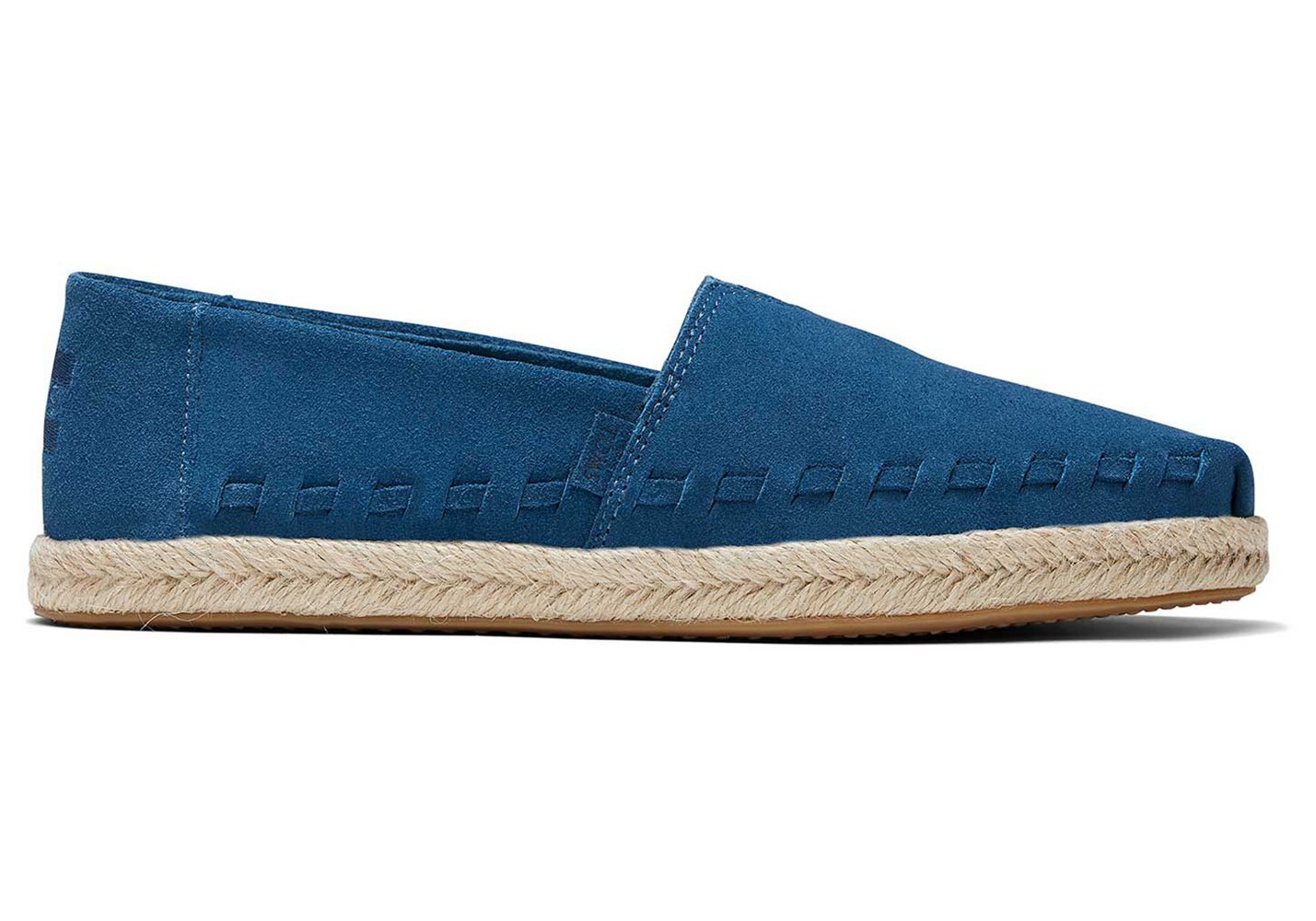 Toms Espadryle Damskie Niebieskie - Alpargata Rope - 37ZHISOGR